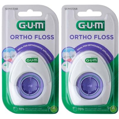 GUM Ortho Floss x2 2x1 St