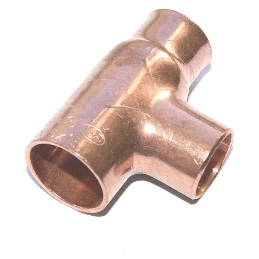 Viega 101053 T-Stück Modell 95130 I/I, Kupfer 18 x 15 x 15 mm - 10 Stück (T-Verbindung) (101053)