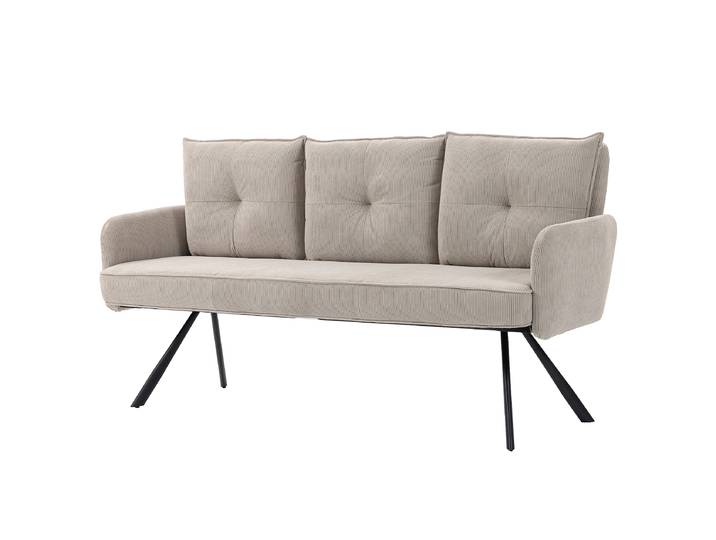Sitzbank DIDRIP 180 x 95 x 67cm Beige/Beige