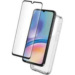 Bigben Pack Zubehör 2 in 1 Samsung Galaxy A05s (Samsung Galaxy A05s), Smartphone Hülle, Transparent