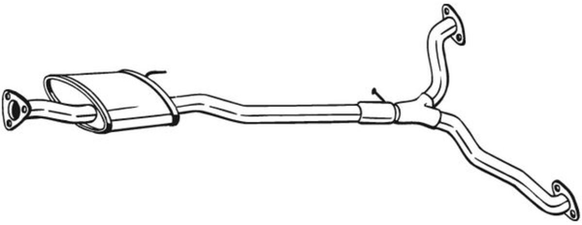 Bosal Silenziatore centrale 285-387