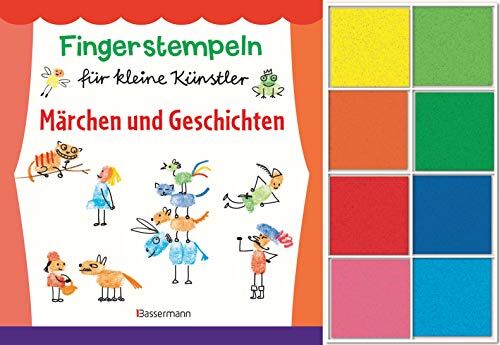 Norbert Pautner - Fingerstempeln für kleine Künstler-Set. Märchen und Geschichten selber stempeln und erzählen.: Buch und acht Stempelkissen - Preis vom 01.10.2026 17:08:56 h