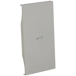 Legrand KW01MH2F LivingNow 2-modulige Tastenabdeckung My Home mit Symbol ”Schlüssel”, Farbe White