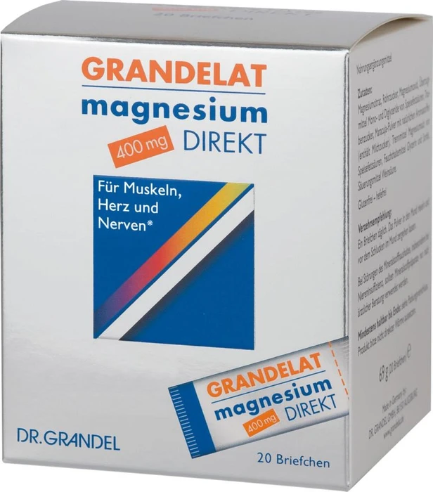 Magnesium Direkt 400 mg Grandelat Pulver 20 St
