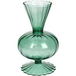 Vase RETRO grün (BHT 11x18x11 cm) - BHT 11x18x11 cm