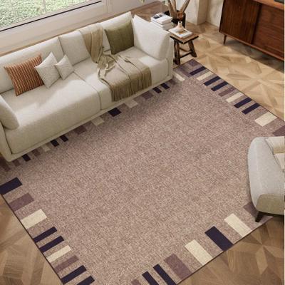 Garvee Modern Geometric Stripes Bordered Area Rug