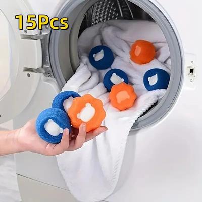 Uplift Treasures Pet Hair Removal Laundry Balls For Washing Machine 15 Pcs (mixed Color)