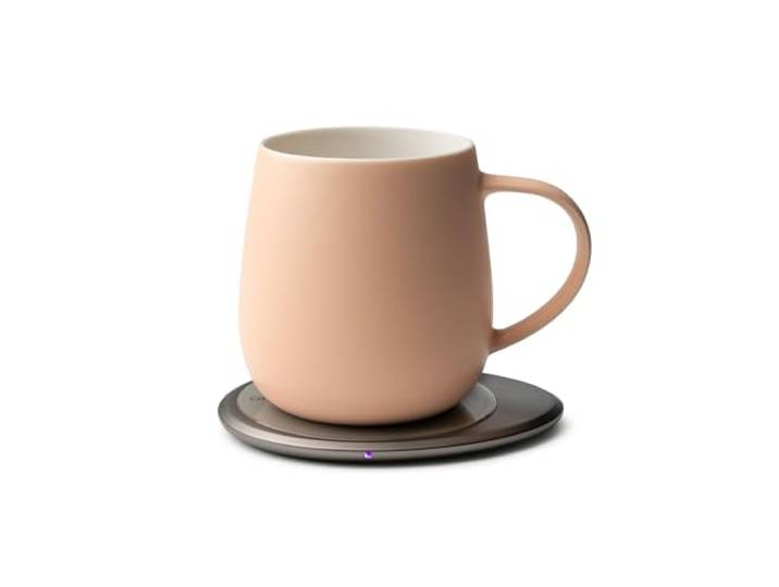 Ui 3 selbstheizendes Tassen-Set Rosy Aprikose 355 ml Keramik-Kaffee- und Teetassen-Set