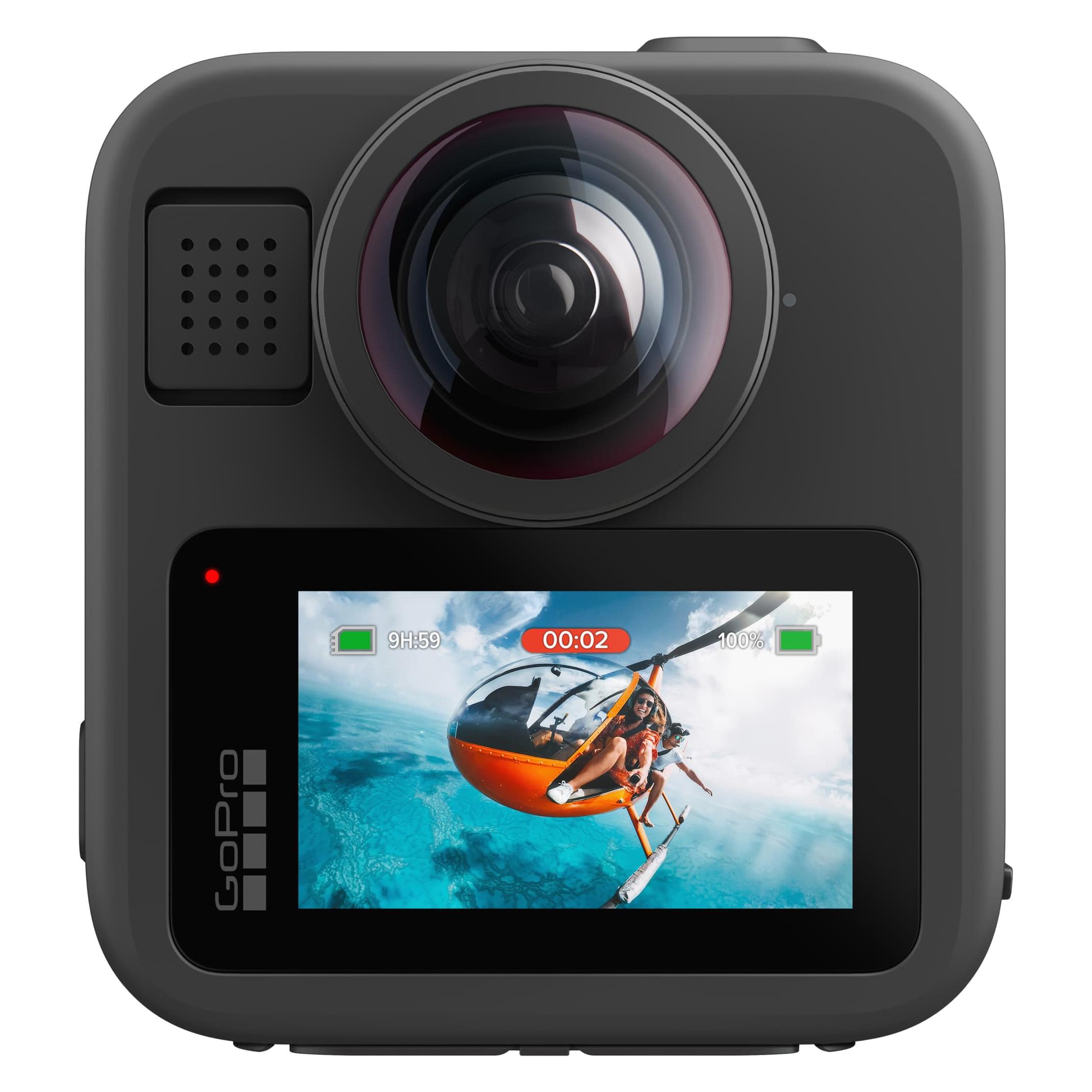 GoPro MAX2 360 Action Camera + Accessories Bundle (Bluetooth, GPS, WLAN) (CHDFZ-311-RW)