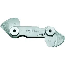 Radienschablone 15 Blatt 15,5-25,0mm