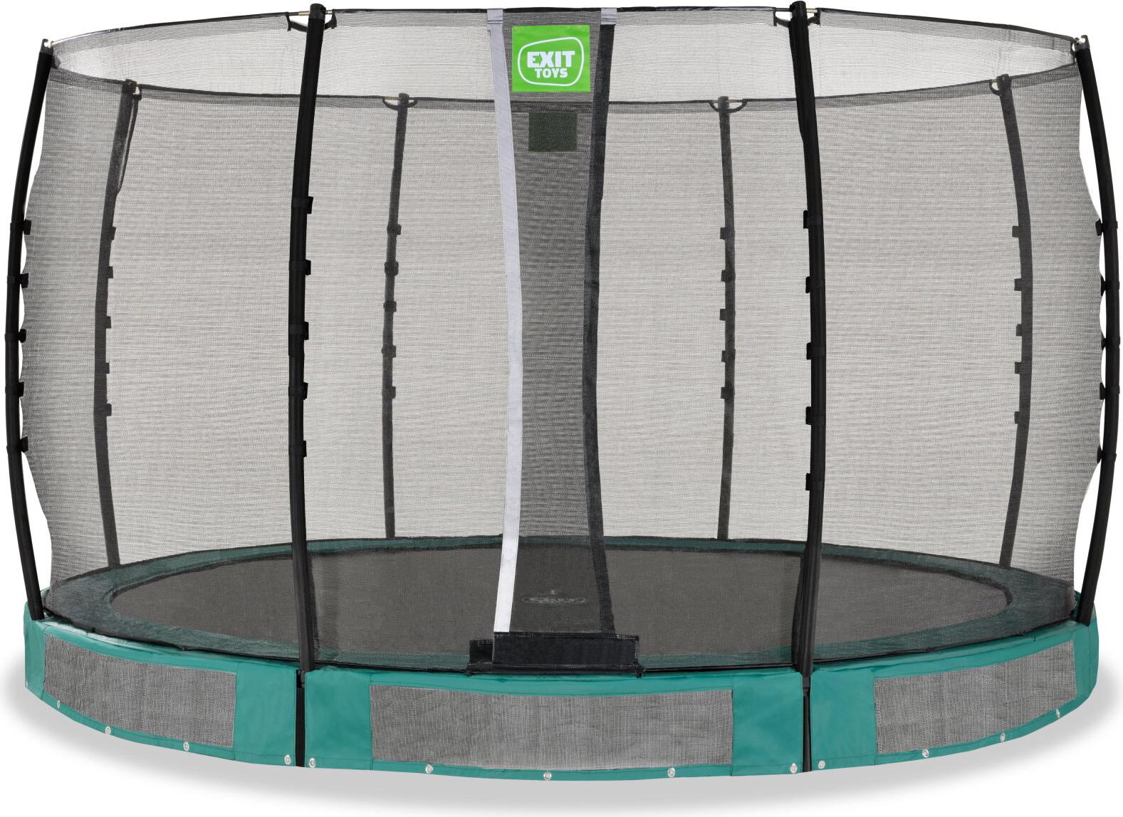 EXIT Allure Classic Trampolin ø366cm, Bodentrampolin, Grün