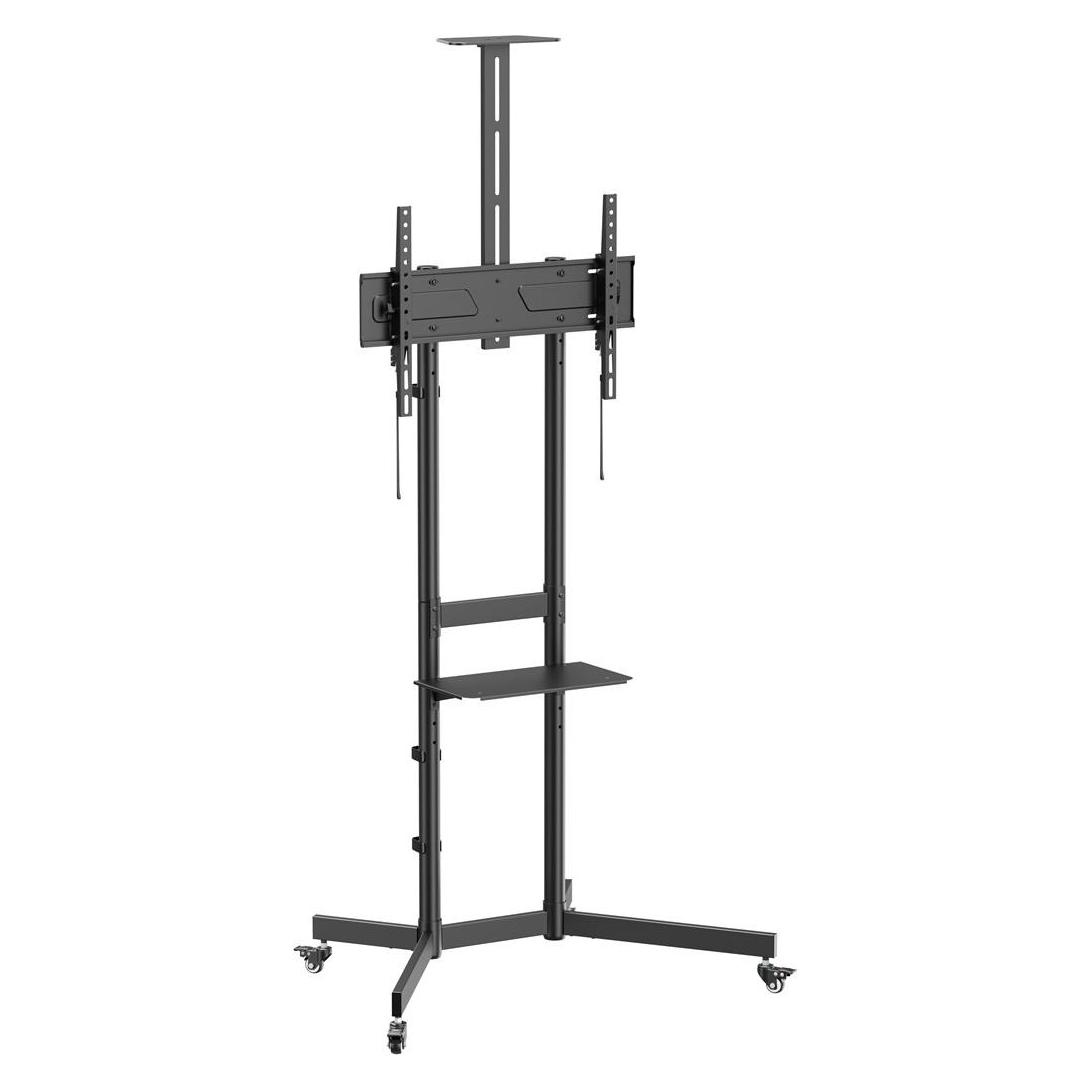 equip TV-Wagen ECO 37"-70"/ 1TFT 70kg H.verstellbar sw (70 kg, 37" - 70") (650636)