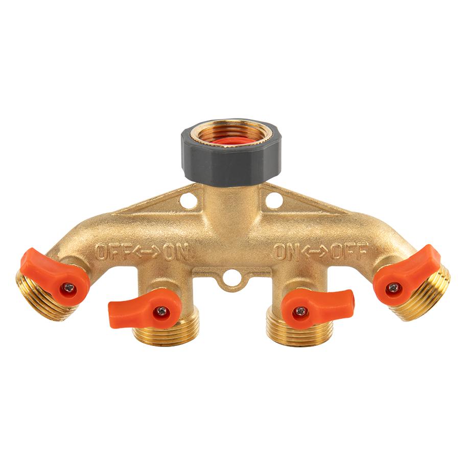 Bradas 4-Wege-Verteiler Gw X Gz Messing Z (53983354)