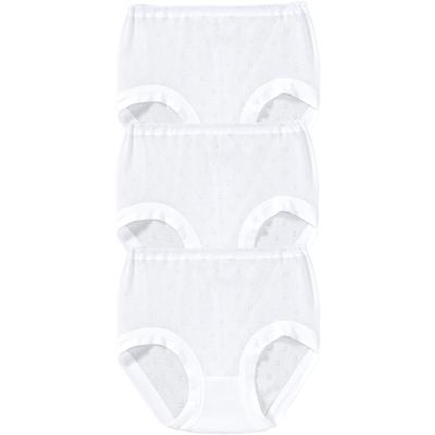 Taillenslip SPEIDEL "Nora", Damen, Gr. 48, weiß, Obermaterial: 100% Baumwolle, unifarben, körpernah, Unterhosen Taillenslip, elastisch, basic, ohne Schadstoffe, ohne Einschneiden, Baumwolle