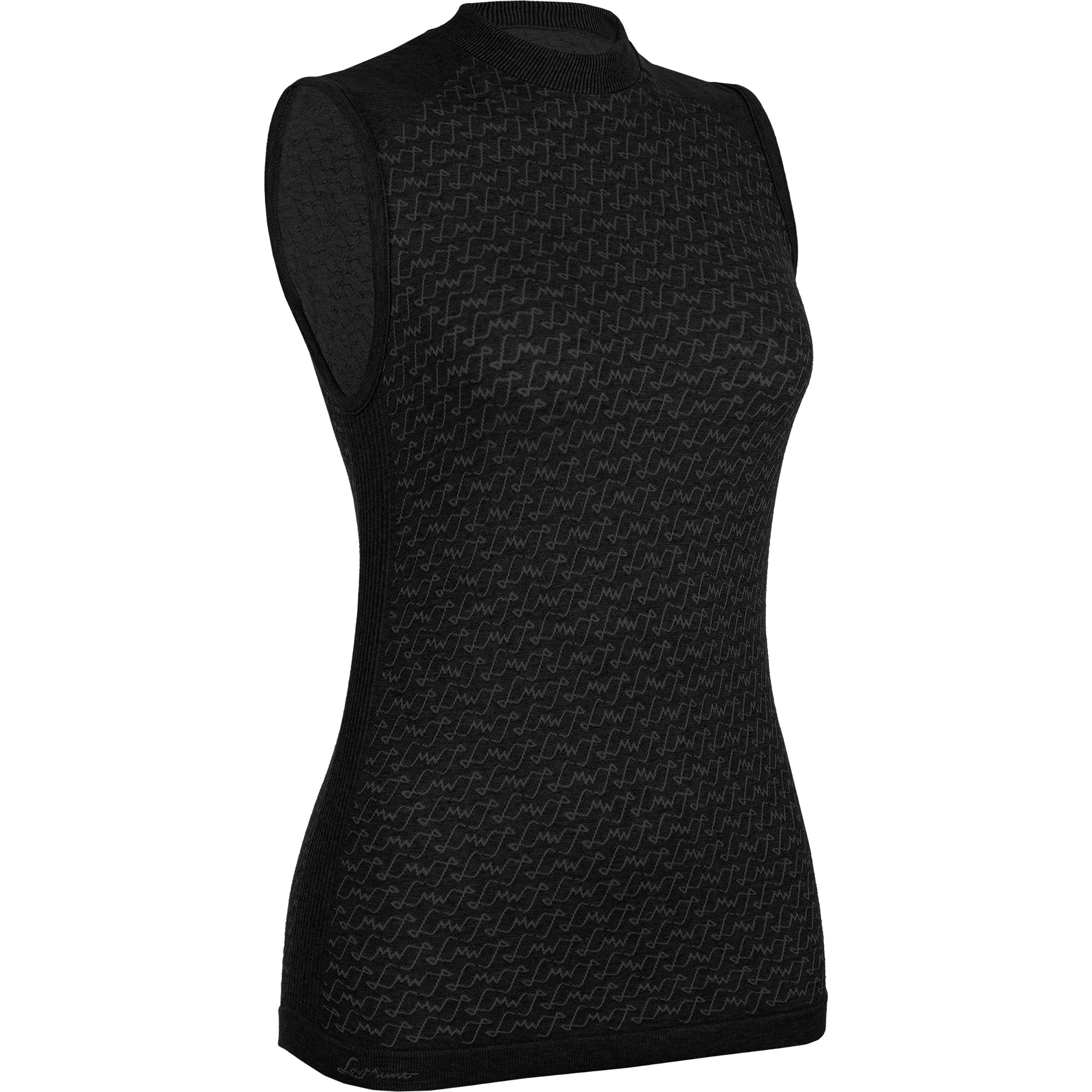 LaMunt Alice Cashmere Top Damen Kurzarm Unterhemden schwarz Größe XS Hautfreundlich