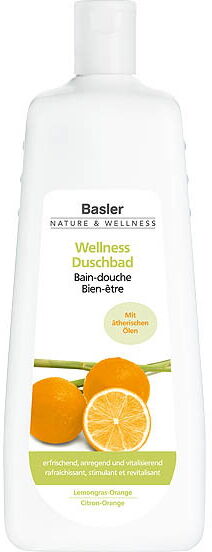 basler Nature & Wellness Wellness Duschbad Lemongras-Orange Sparflasche 1 Liter