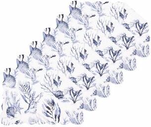 C&F Home Midnight Lagoon Quilted Placemat Set 6