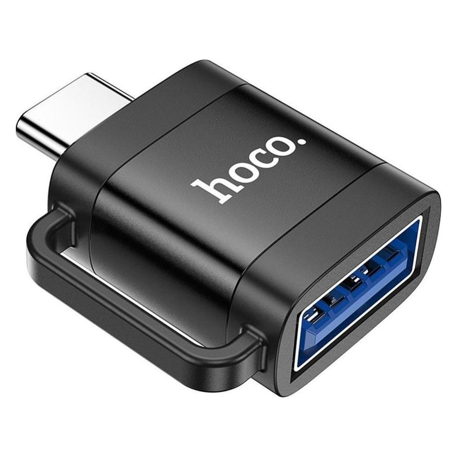 Hoco Cable adapter OTG Type C (male) to USB A (female) 3A UA31C black (628129)