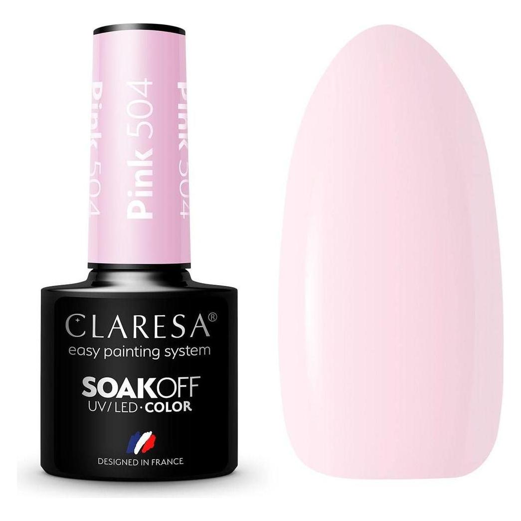 Claresa Soak Off UV/LED Pink hybrid polish 504 5g (504, UV-Gel Lack) (5902846078357)