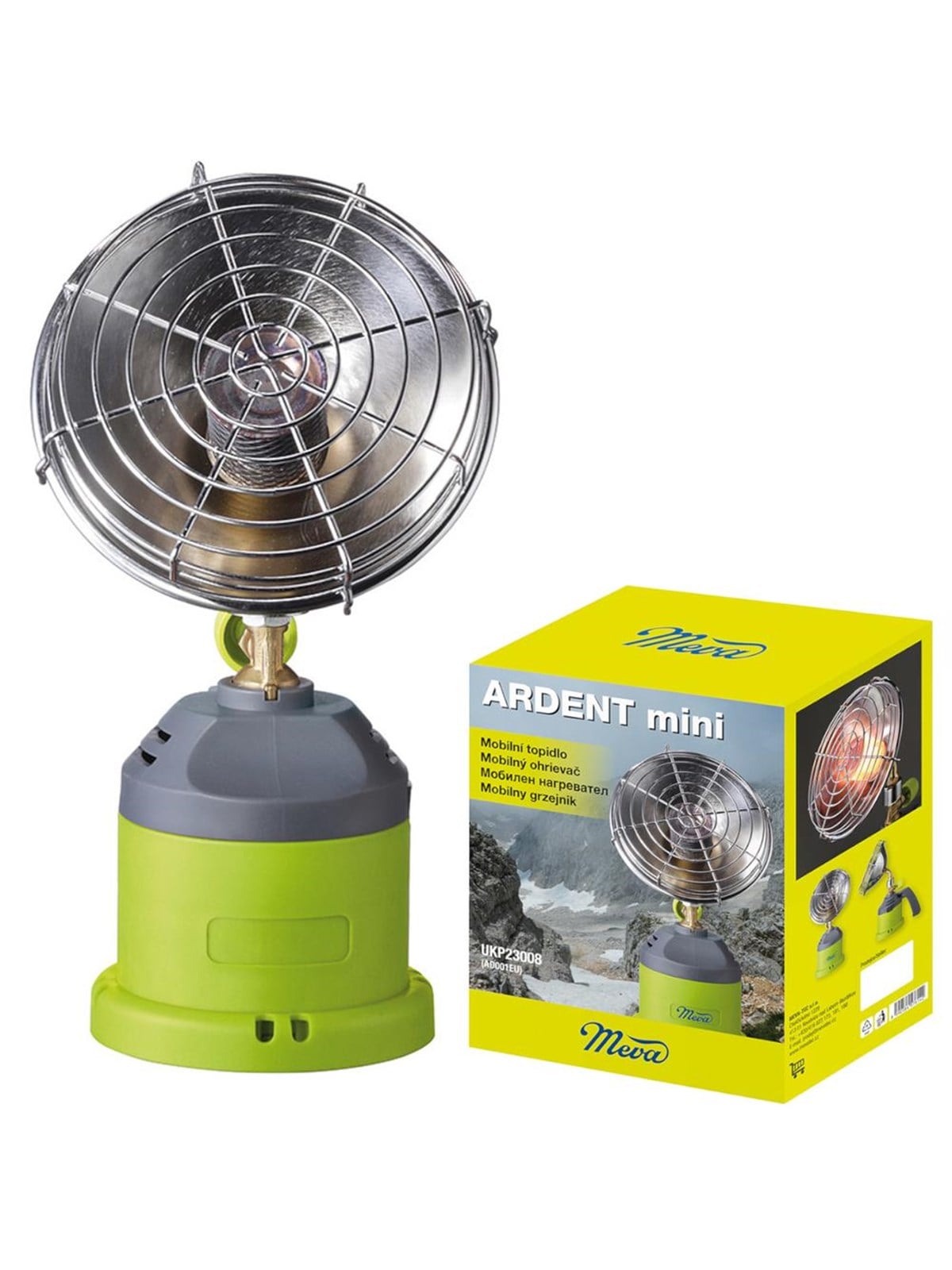 Meva Tourist heater ARDENT MINI sun radiant heater for gas cartridge 1kW