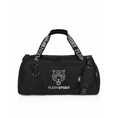 Schultertasche PLEIN SPORT "Tiger", schwarz (0291, schwarz, nickel), Taschen Schultertasche