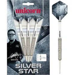 Unicorn Seigo Asada Silver Star Steel Darts 22 g