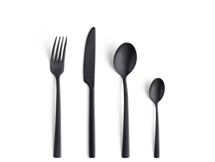 Amefa Set de couverts Manille Vintage 16 pièces Noir