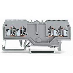 WAGO 279-826 Durchgangsklemme 4 mm Zugfeder Belegung: L Grau 100 St. Package