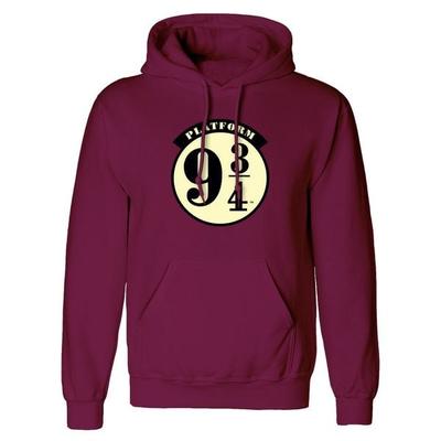 Harry Potter Platform 9 Burgundy Pullover M