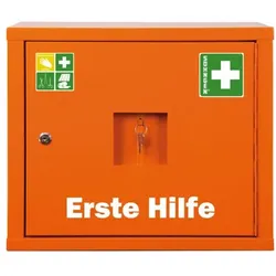 ALUDERM Verbandschrank »JUNIORSAFE Norm orange« mit Füllung orange, 49x42x20 cm