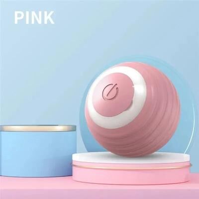 Uplift Essentials Intelligent Automatic Rolling Cat Ball pink