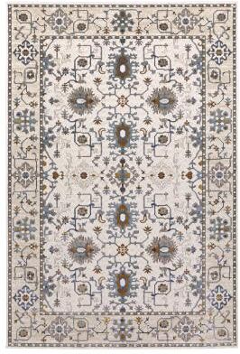 Style Haven Everly Traditional Inspirations Ivory/ Blue Area Rug