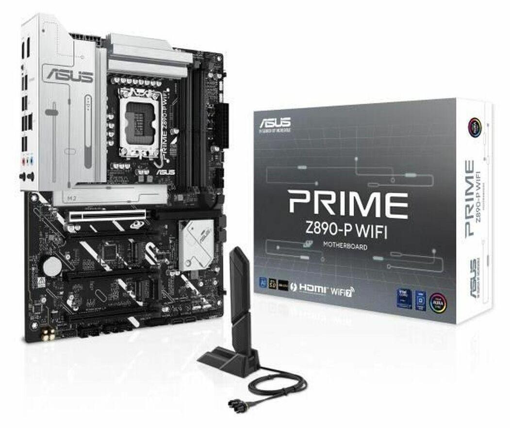 ASUS PRIME Z890-P Motherboard - Socket LGA1851 - PCIe 5.0 - RGB