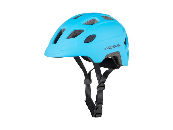 Leopard Velohelm 48 - 52 cm Blau