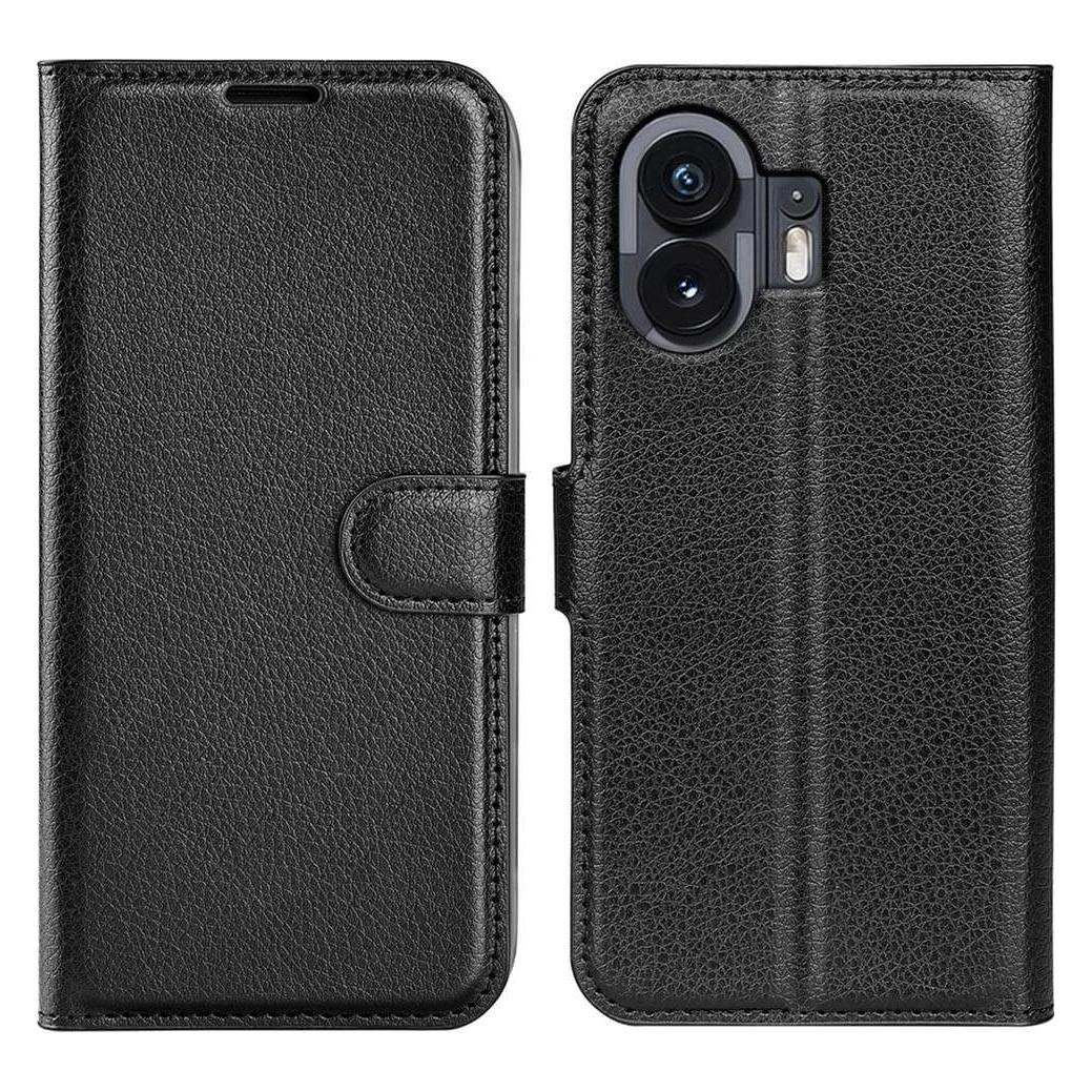 Cover-Discount Nothing Phone (2) - Leder Etui Hülle schwarz (Nothing Phone (2)) (660155891A)