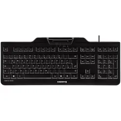 CHERRY KC 1000 SC kabelgebundene Tastatur mit Kartenlesegerät - QWERTZ DE - schwarz