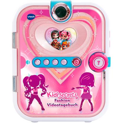 Elektronisches Tagebuch VTECH "KidiSecrets Fashion Videotagebuch", pink, Notizbücher, Kinder, mit Gesichtserkennung und einen 4-stelligen Zahlencode