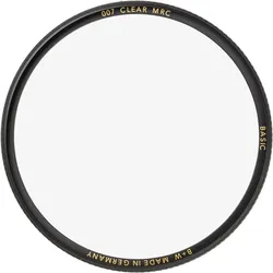 B+W CLEAR FILTER MRC BASIC 77mm (77 mm, Schutzfilter), Objektivfilter, Transparent