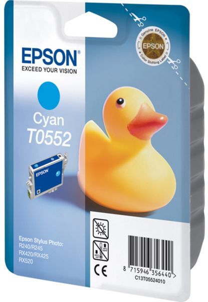 Epson T0552 (C13T055240) Cartouche d'encre Cyan Cyan