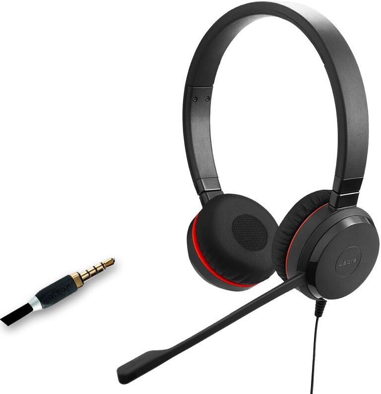 Jabra GN Jabra Evolve 30 II Jack Duo Un casque stéréo élégant et puissant pour des échanges quotidiens hors du commun.