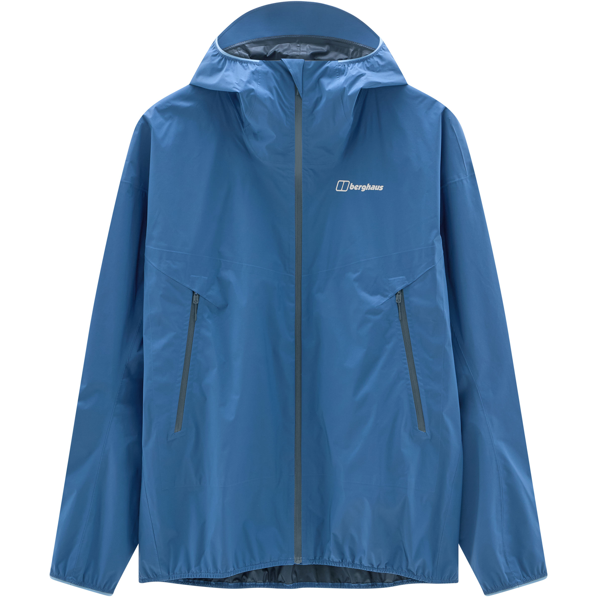 Berghaus Rain Motion Herren Regenjacke blau Größe XL Trekking Winddicht Pertex
