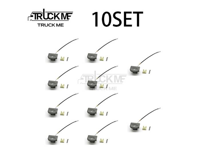 10 pièces 42538402 503136975 503141269 réglage du siège de commutateur gauche pour Ivecoo Stralis Trakker pour MAN 81623506029 ISRI 929527-44/00E
