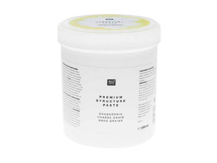 Kreativset RICO-DESIGN VERLAG Premium Strukturpaste 1000 ml , weiss (weiß), Kreativsets, Kreativset