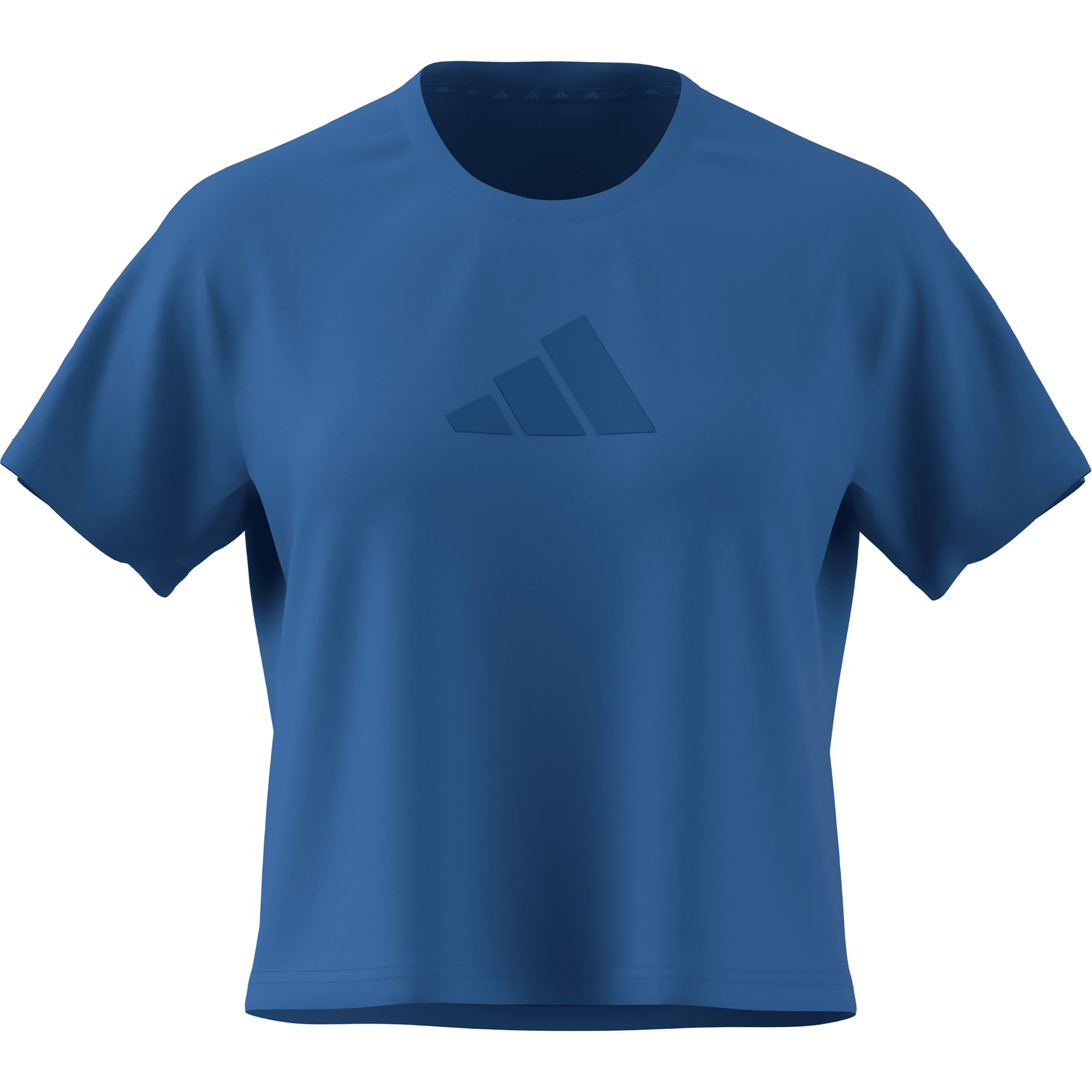 adidas Big Performance Logo Training Damen T-Shirts blau Größe L Laufen | Training & Fitness | Trailrunning Hautfreundlich