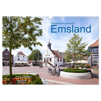 Radland Deutschland - Emsland (Wandkalender 2027 DIN A3 quer), CALVENDO Monatskalender