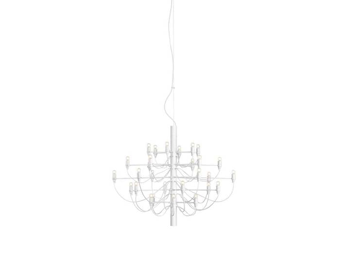 2097/30 C LED Pendelleuchte Matt White - Flos - Wohnzimmer - Metall