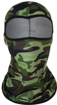 Inspired Finds Tactical Balaclava Cooling Neck Gaiter UV Protection Motorcycle Face Mask green Black Camo