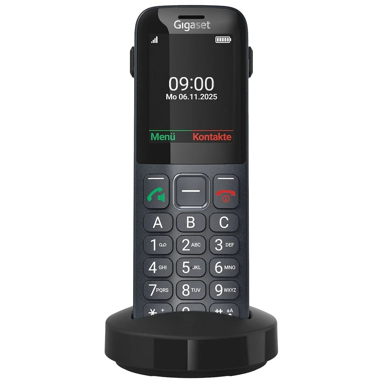 Gigaset Comfort 600R-SIM Mobiele telefoon met 4G/LTE en Bluetooth, Zwart
