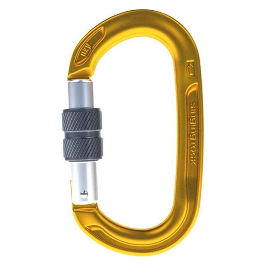 Singing Rock Alukarabiner Oval Oxy Verschlusskarabiner (K0122EE05)