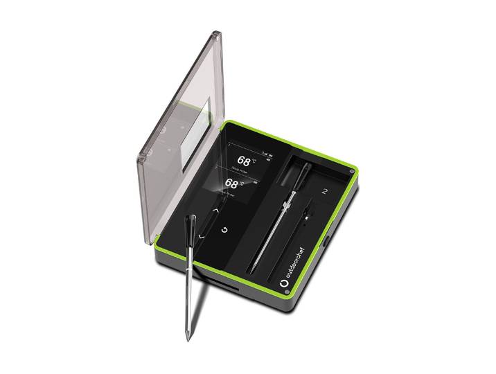 Grillthermometer OUTDOORCHEF, schwarz, Temperaturmessgeräte, Grillthermometer